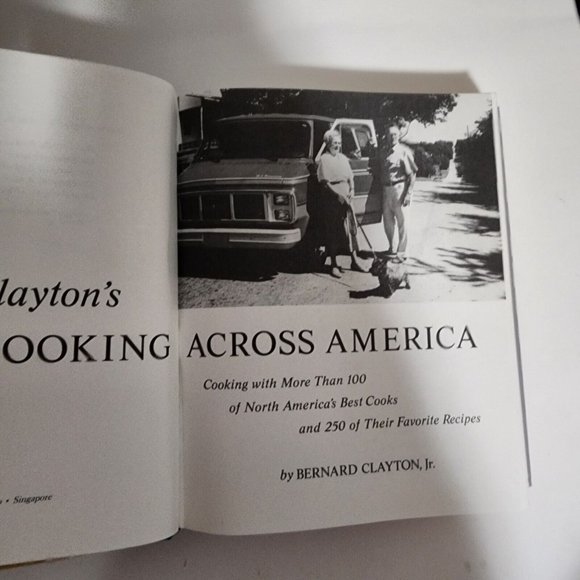 Cooking Across America Bernard Clayton 1993 Hardcover Cookbook - Picture 3 of 6